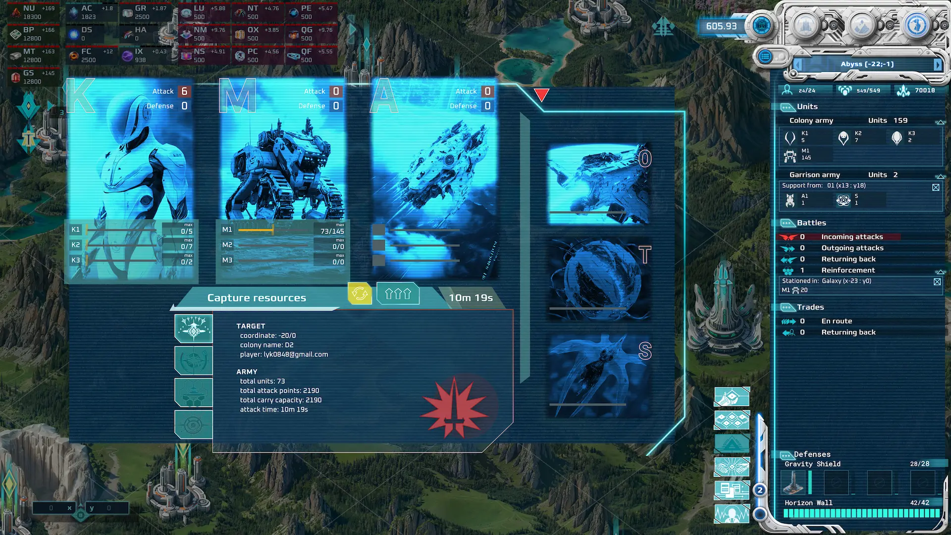 Each game server will have it's own token, against which all game resources and artefacts are traded